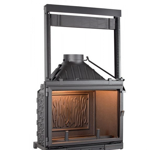 Топка Seguin super 8 с открытием двери в сторону и вверх, с дефлектором_7