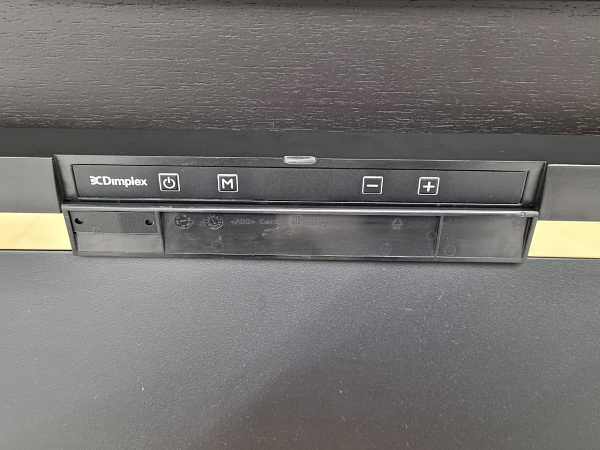 Биокамин Dimplex Luxemburg очаг Atherton сланец/темный дуб (каменный) (выставочный образец)_10